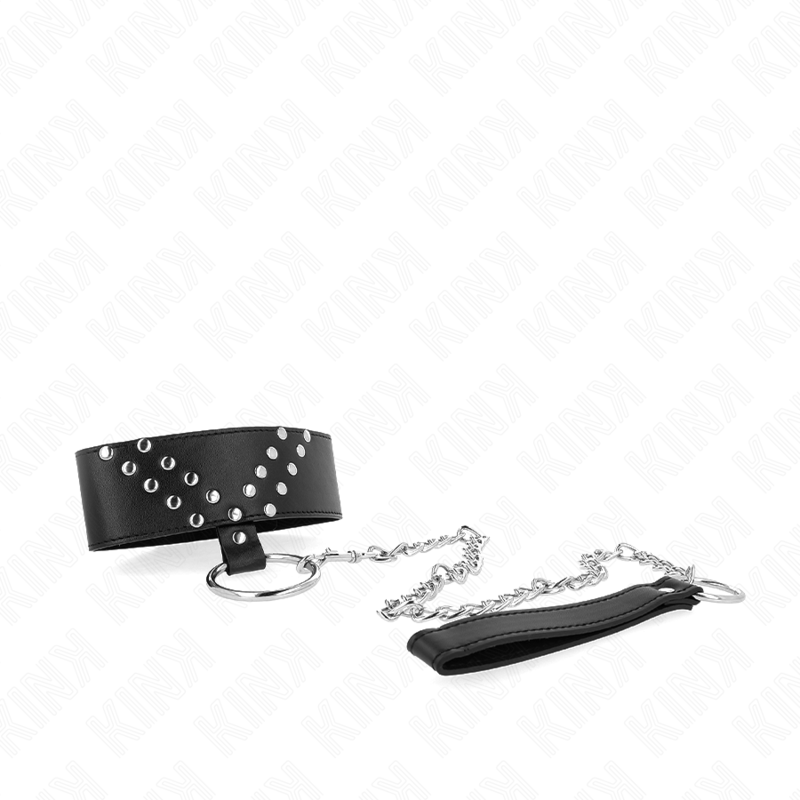 Kink – Halskette mit Gürtel 65 Cm mit V-Niete Verstellbar 36-43 Cm...