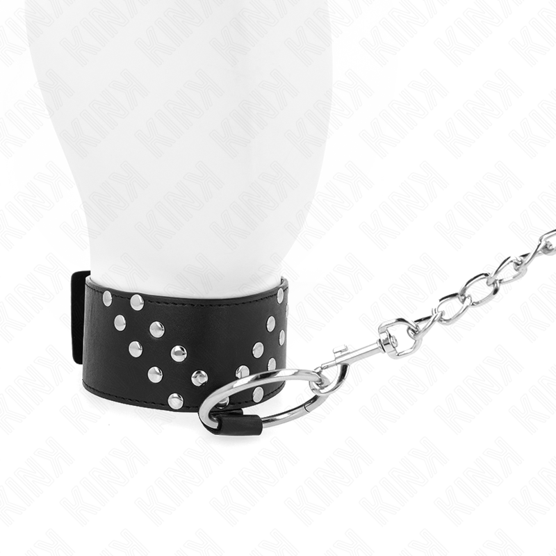Kink – Halskette mit Gürtel 65 Cm mit V-Niete Verstellbar 36-43 Cm...