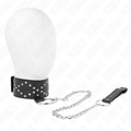 Kink – Halskette 65 Cm mit Leine mit Silbernen Nieten Modell 3 Vers...