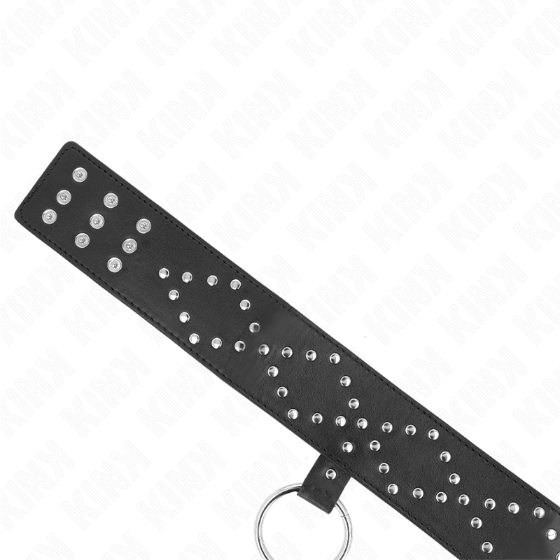 Kink – Halskette 65 Cm mit Leine mit Silbernen Nieten Modell 3 Vers...