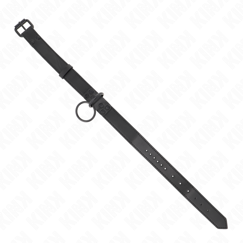 Kink – Halsband mit Dunkler Leine 65 Cm Verstellbar 37-54 Cm x 3 Cm