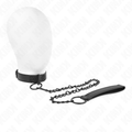 Kink – Halsband mit Dunkler Leine 65 Cm Verstellbar 37-54 Cm x 3 Cm