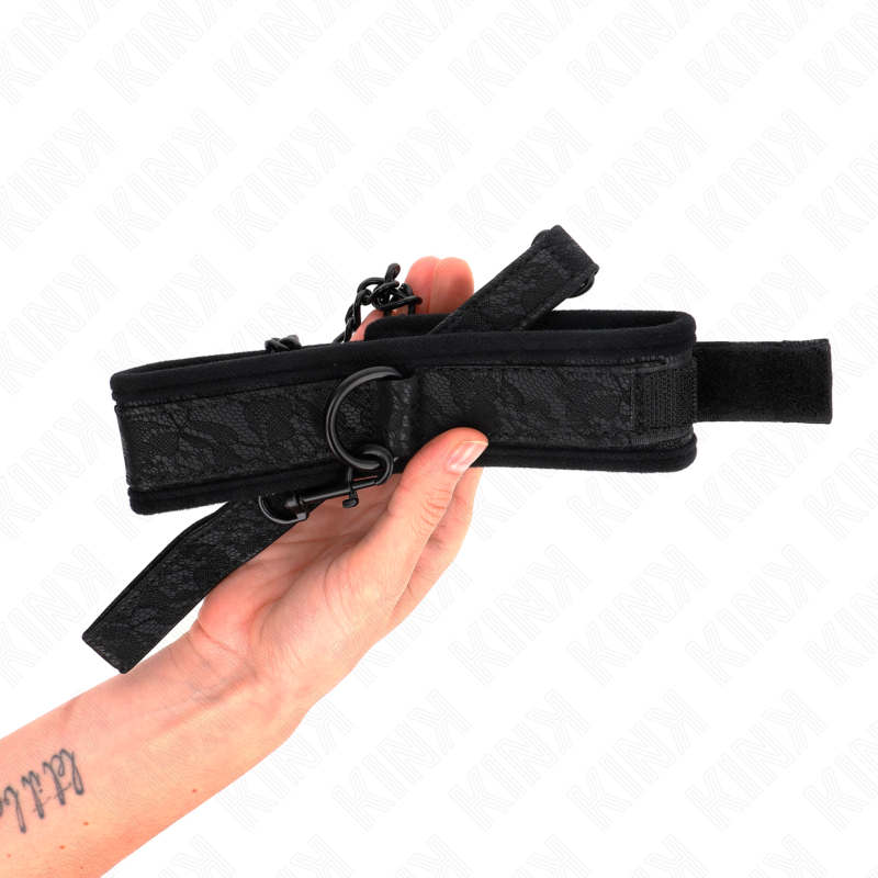 Kink – Basismodell Halsband mit Leine 77 Cm Modell 5 Verstellbar 34...