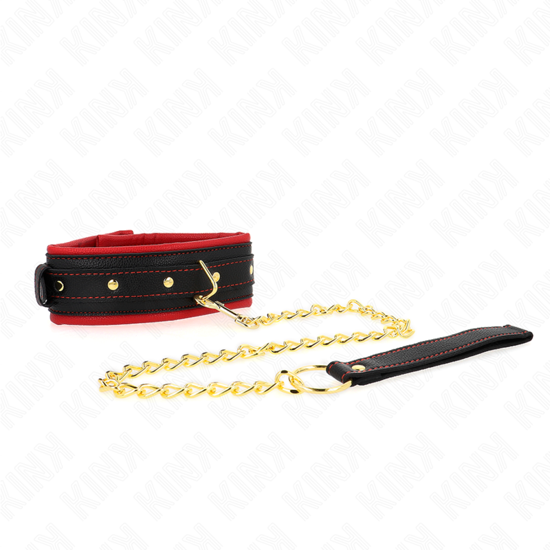 Kink – Halsband mit Leine aus Einfacher Stoff, Verstellbar 33-48 Cm...