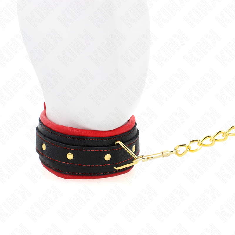 Kink – Halsband mit Leine aus Einfacher Stoff, Verstellbar 33-48 Cm...
