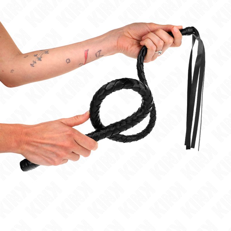 Kink – Lange Peitsche mit Perlen 110 Cm