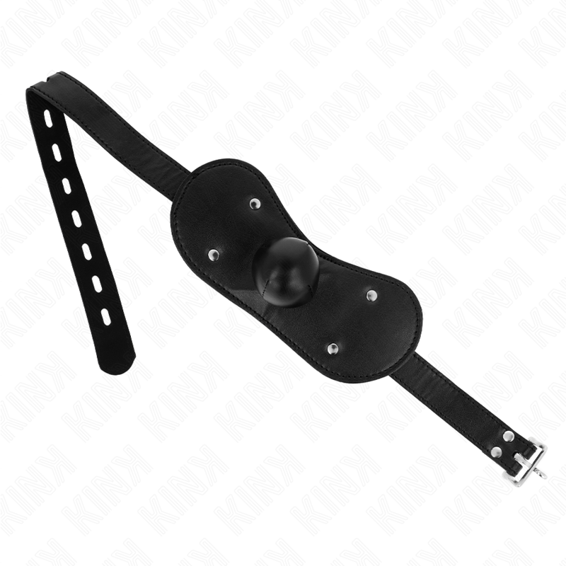 Kink – Ball Gag Mundmaske mit Schloss Verstellbar 42-60 Cm