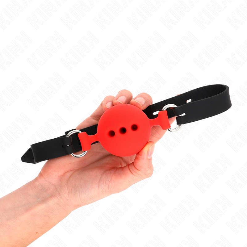 Kink – Vollsilikon-Klappen 55 x 2 Cm mit 5 Cm Kugel Grösse L Rot Ve...