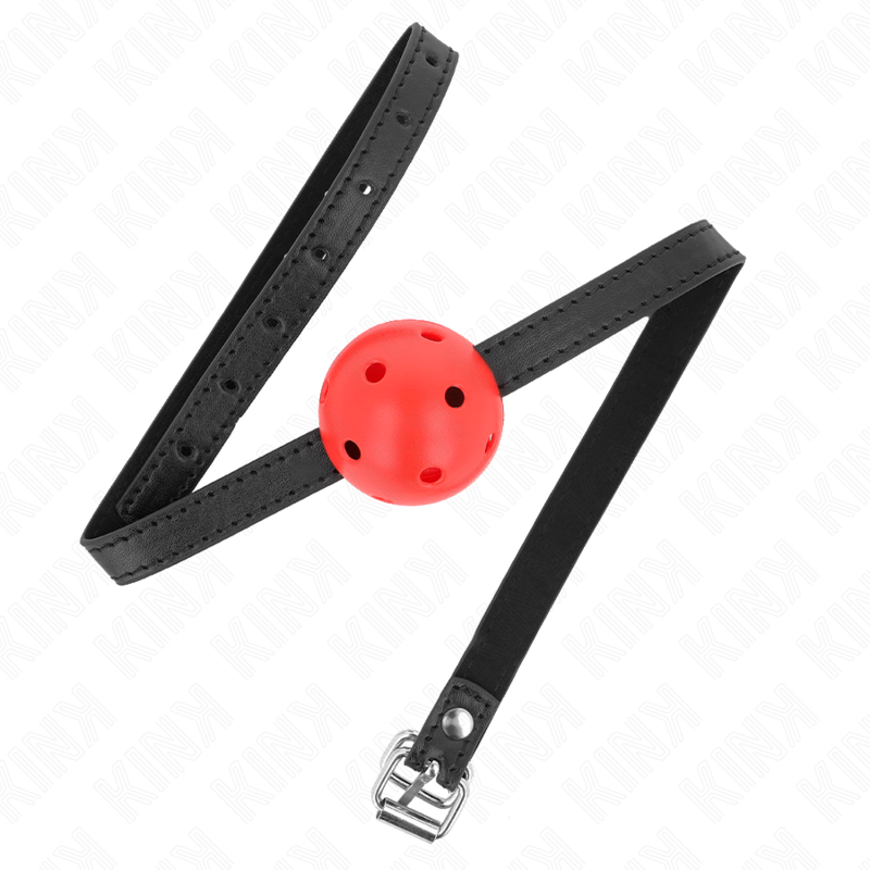 Kink Simplicity Rot Atmungsaktiver 4,5 CM Ballgag 62 X 1,5 CM
