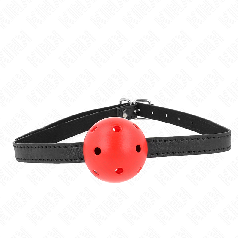 Kink Simplicity Rot Atmungsaktiver 4,5 CM Ballgag 62 X 1,5 CM