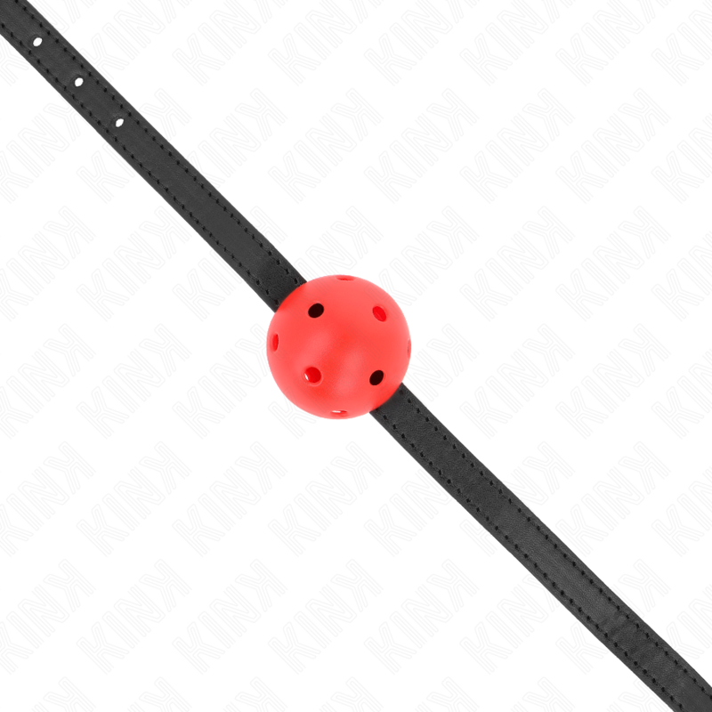 Kink Simplicity Rot Atmungsaktiver 4,5 CM Ballgag 62 X 1,5 CM