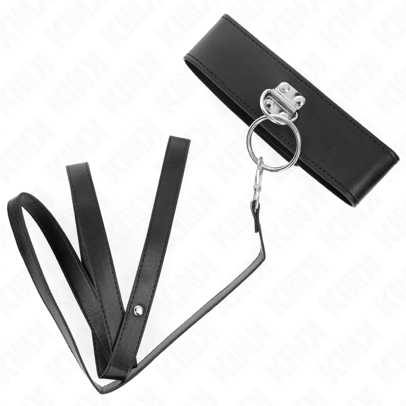 Kink – Nietenleine 116 Cm Halsband mit Kunstlederband 50 x 5 Cm