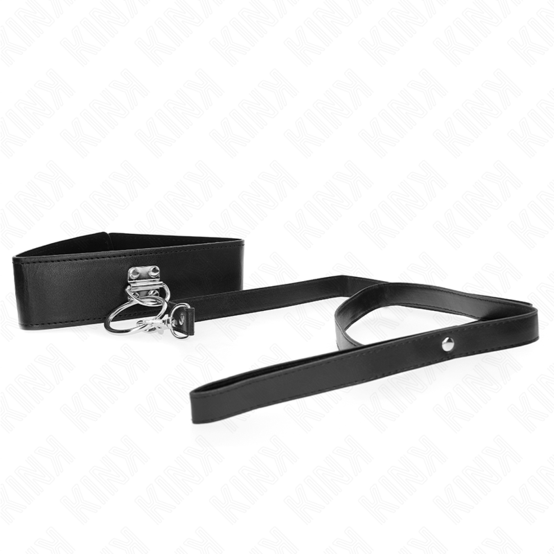 Kink – Nietenleine 116 Cm Halsband mit Kunstlederband 50 x 5 Cm