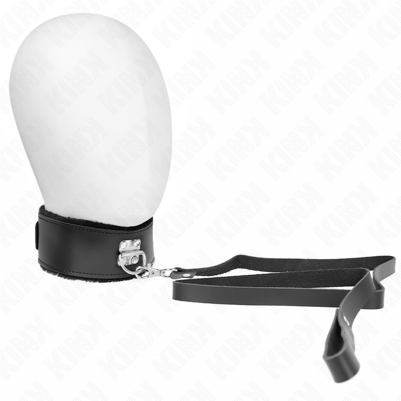 Kink – Halskette mit Gürtel 116 Cm mit Schwarzem Lederband Verstell...