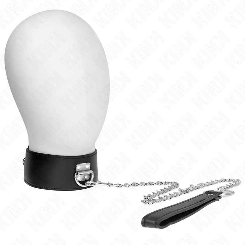 Kink – Halskette mit Gürtel 65 Cm mit Breitem Schwarzen Riemen Vers...