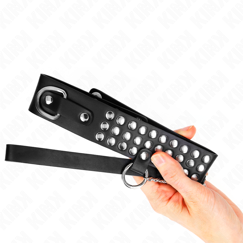 Kink – Halskette mit Band 65 Cm Glänzend Verstellbar 37-42 Cm x 5,3 Cm