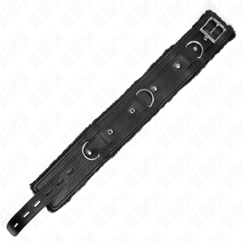 Kink – Halsband mit Leine 65 Cm mit Einschränkungen Schwarz 36-42 C...