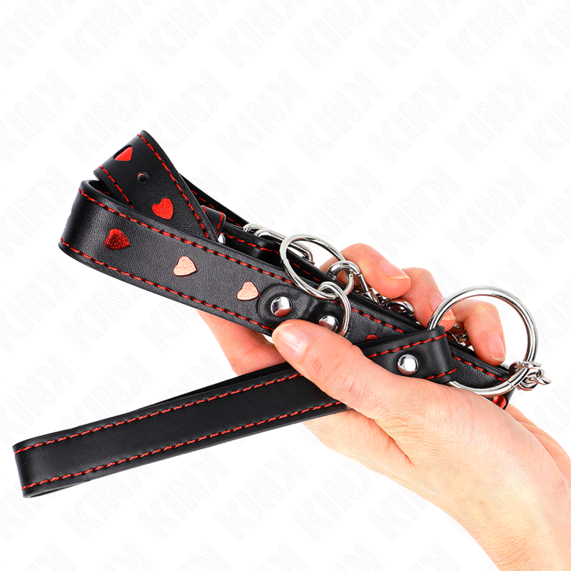 Kink – Halskette mit Band 65 Cm Herzdetails 52,5 x 2,5 Cm
