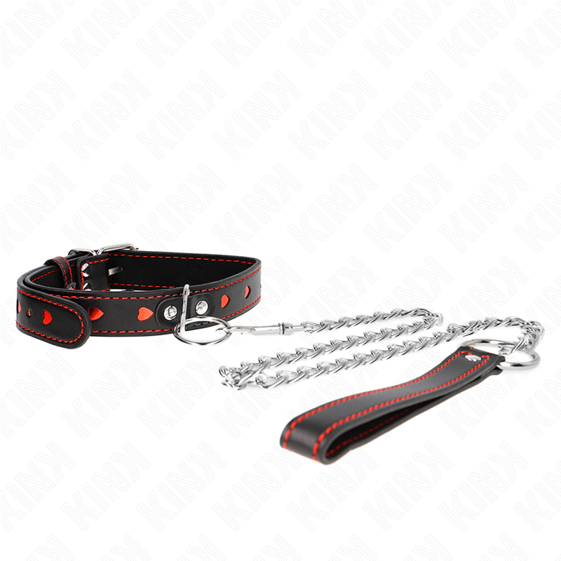 Kink – Halskette mit Band 65 Cm Herzdetails 52,5 x 2,5 Cm