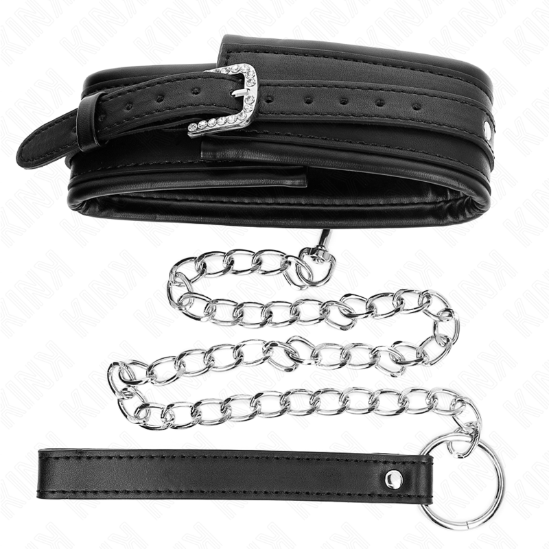 Kink – Halskette mit Glänzendem Schnalle-Band 65 Cm 48,5 Cm x 5,3 Cm