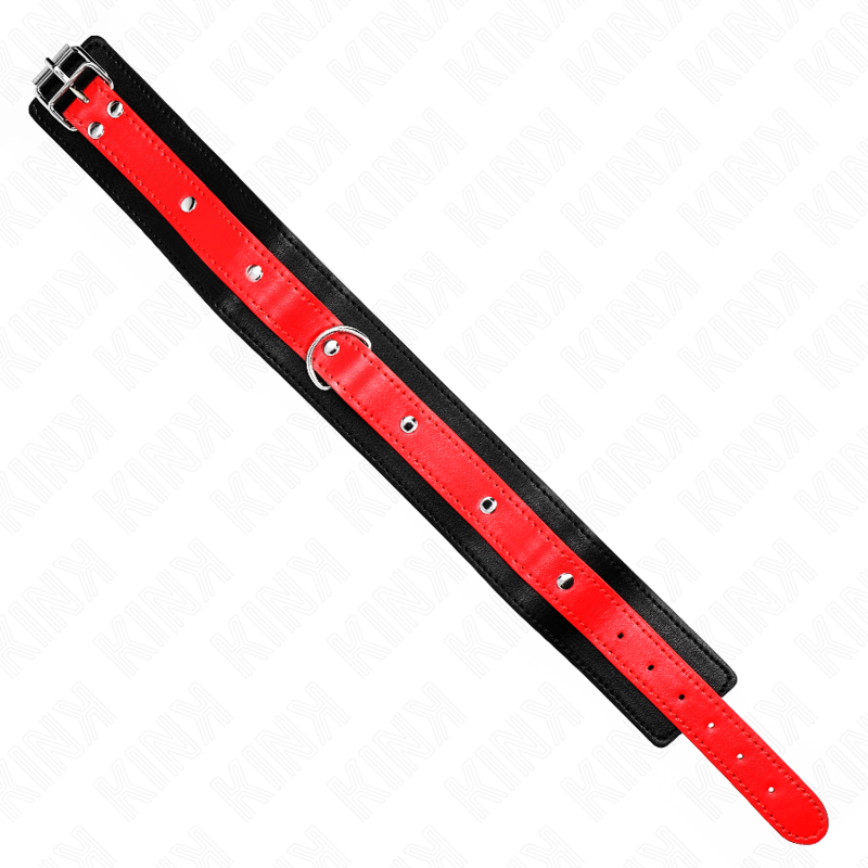 Kink – Halskette mit Rotem Band 65 Cm Verstellbar 36-43 Cm x 5 Cm