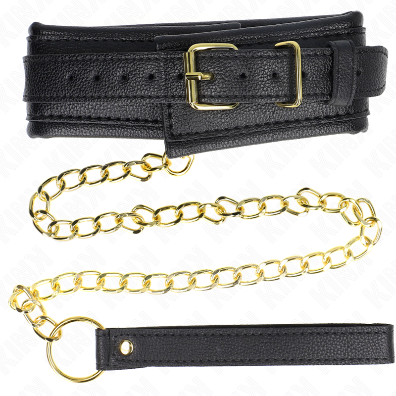 Kink – Halskette mit Schwammkunstlederband Modell 1 Verstellbar 37-...