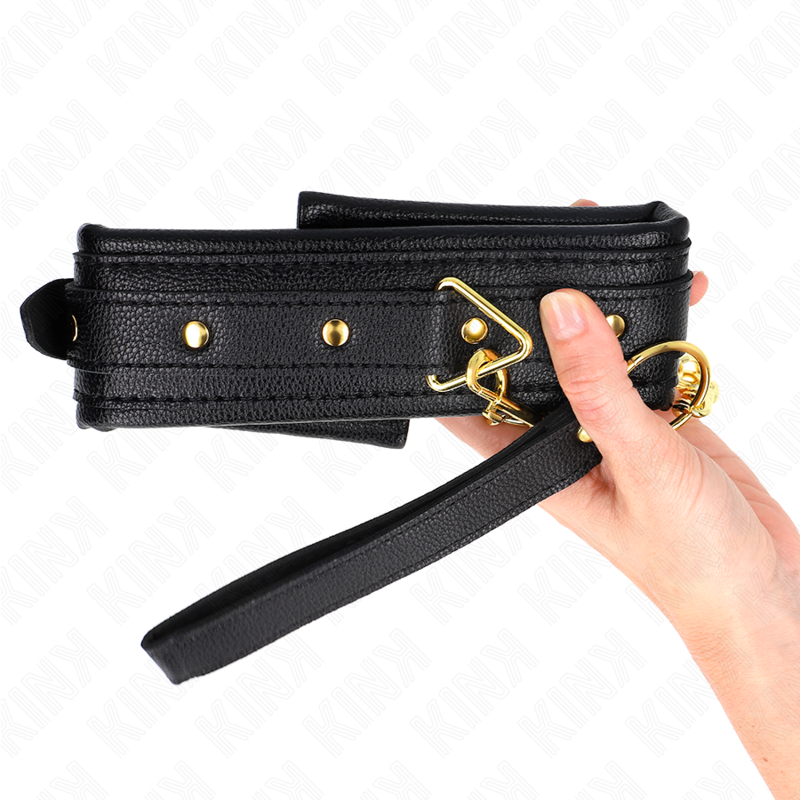Kink – Halskette mit Schwammkunstlederband Modell 1 Verstellbar 37-...
