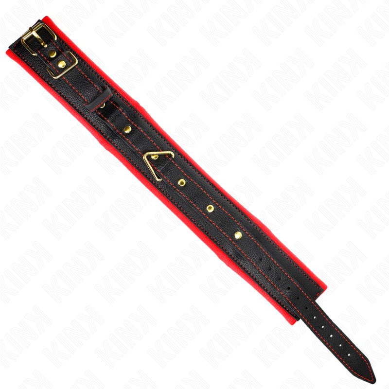 Kink – Halskette mit Schwammkunstlederband Modell 2 Verstellbar 37-...