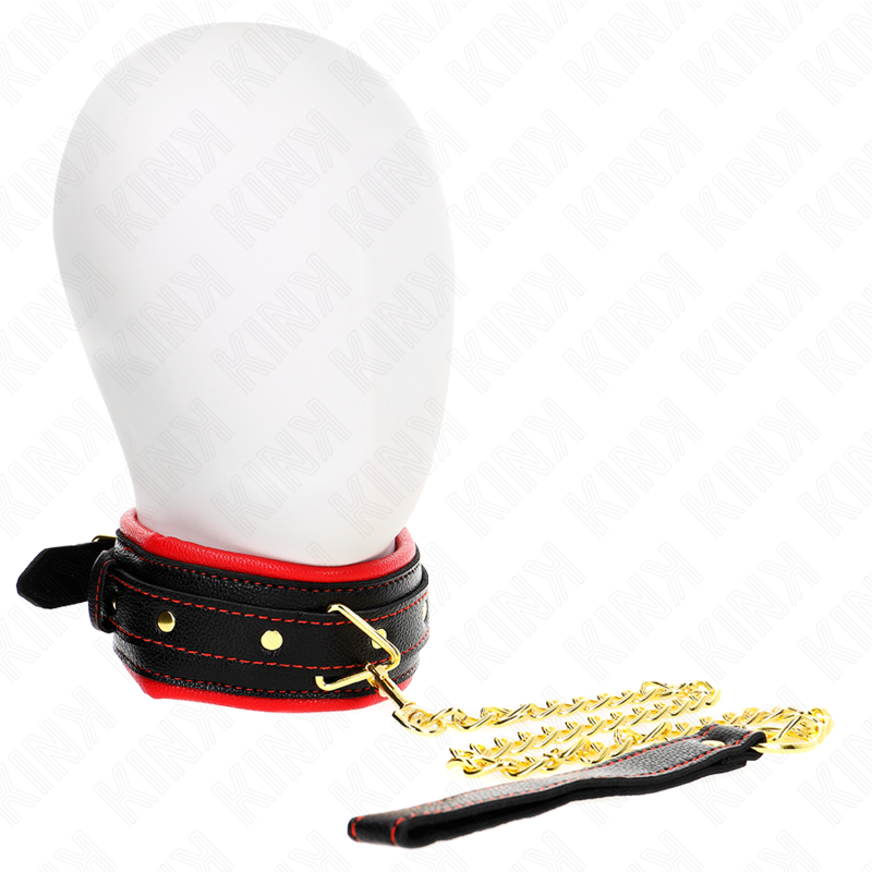 Kink – Halskette mit Schwammkunstlederband Modell 2 Verstellbar 37-...