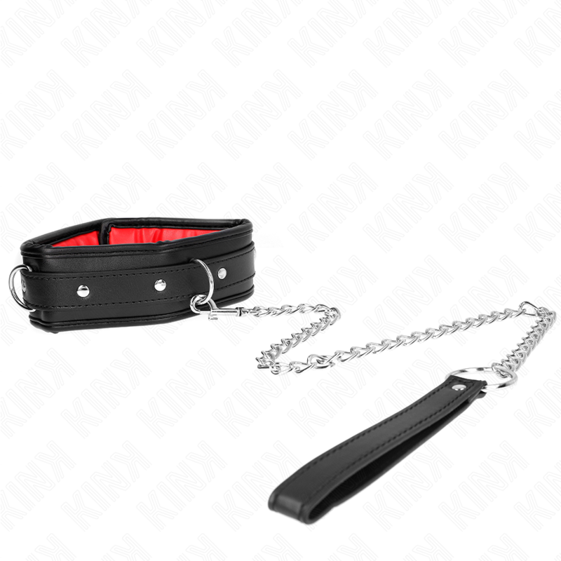 Kink – Halskette mit Schwammkunstlederband Modell 3 Verstellbar 37-...