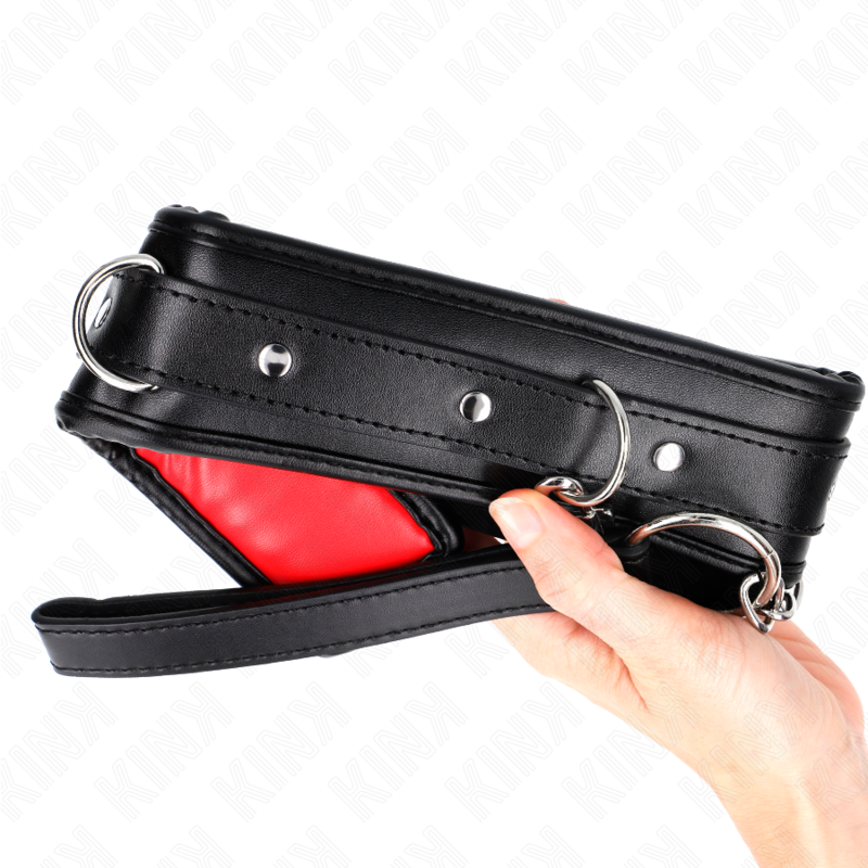 Kink – Halskette mit Schwammkunstlederband Modell 3 Verstellbar 37-...
