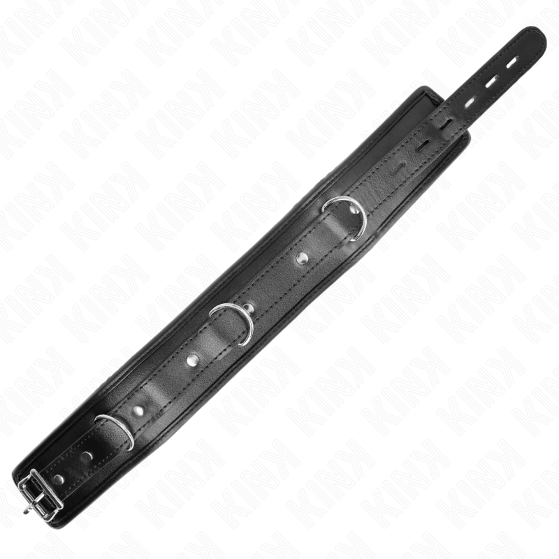 Kink – Halskette mit Schwammkunstlederband Modell 3 Verstellbar 37-...