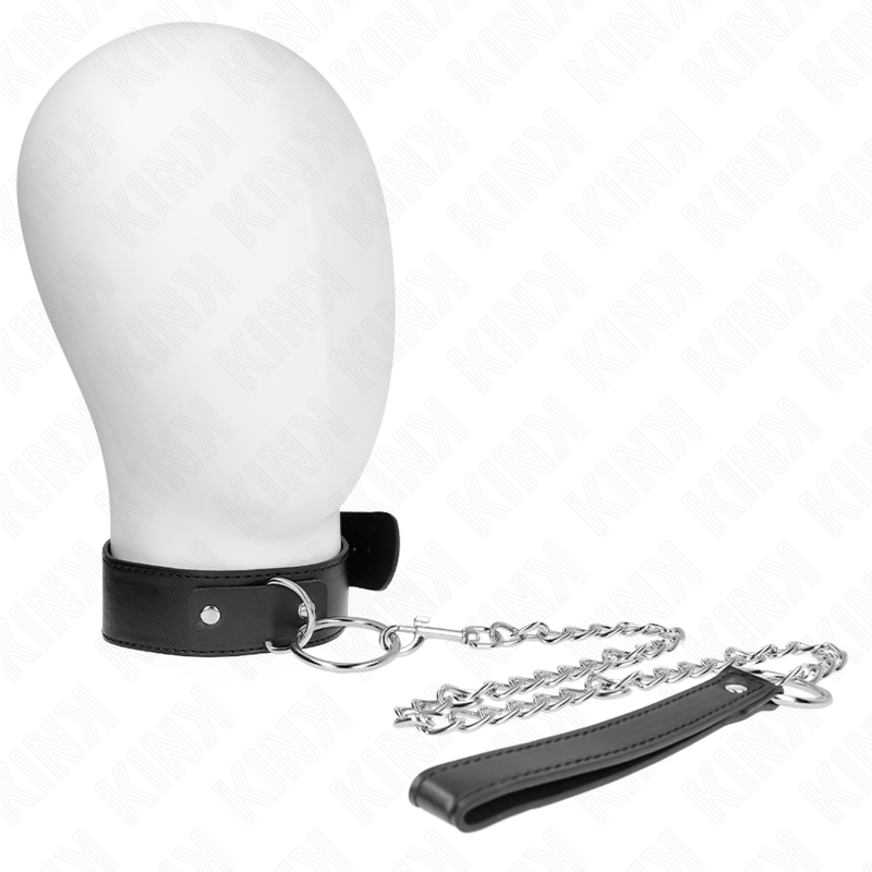 Kink – Basismodell Halsband mit Leine Modell 4 Verstellbar 36-43 Cm