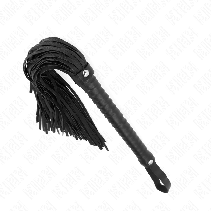 Kink – Peitsche mit Schwarzem Strukturiertem Griff 48,5 Cm