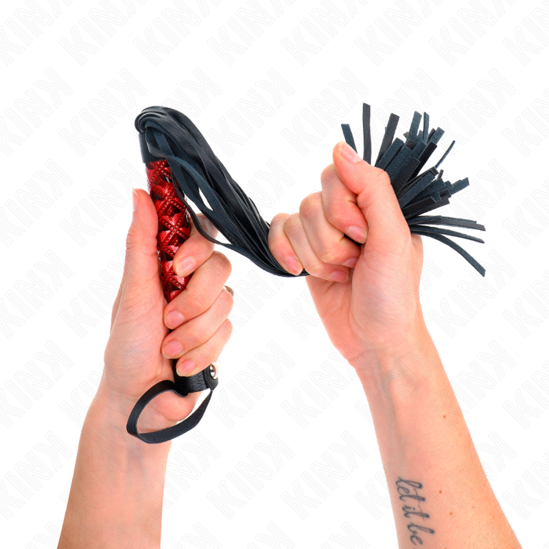 Kink – Peitsche mit Rautenmuster 40 Cm