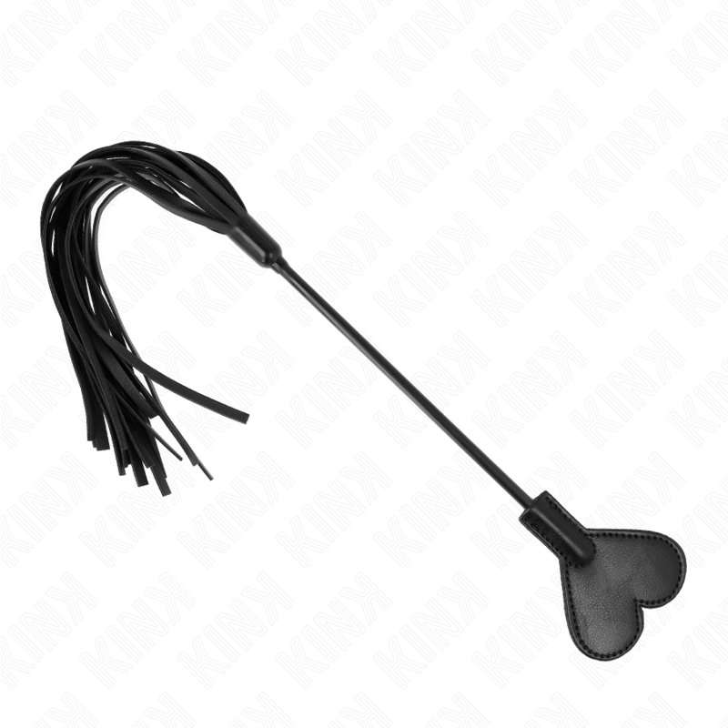 Kink – Range Peitsche mit Herzplatte 35 Cm