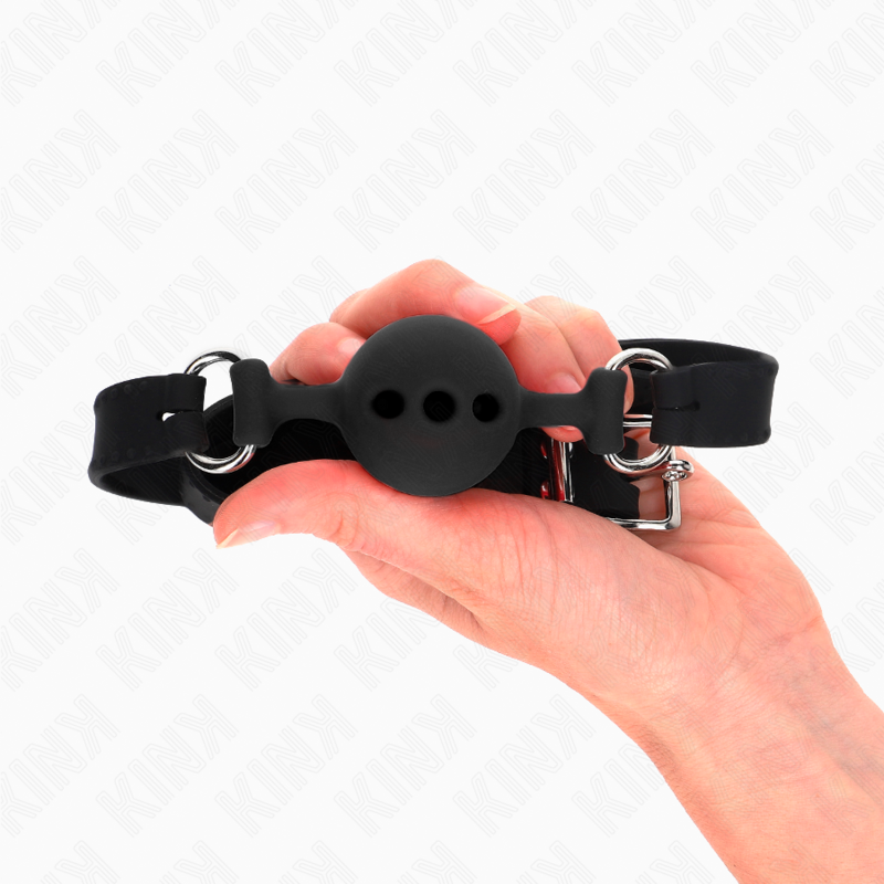 Kink – Vollsilikon-Klappen 55 x 2 Cm mit 4 Cm Kugel Grösse S Schwar...