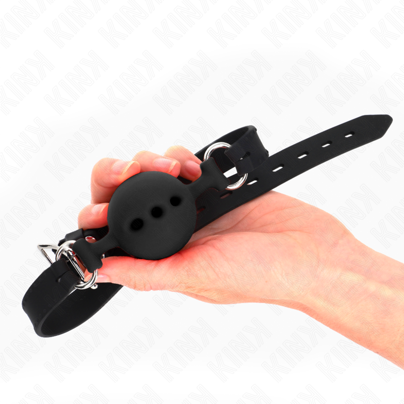 Kink – Vollsilikon-Klappen 55 x 2 Cm mit 5 Cm Kugel Grösse L Schwar...