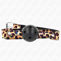 Kink Leopard Atmungsaktiver Ball 4,5 CM Gag 65 X 2,5 CM