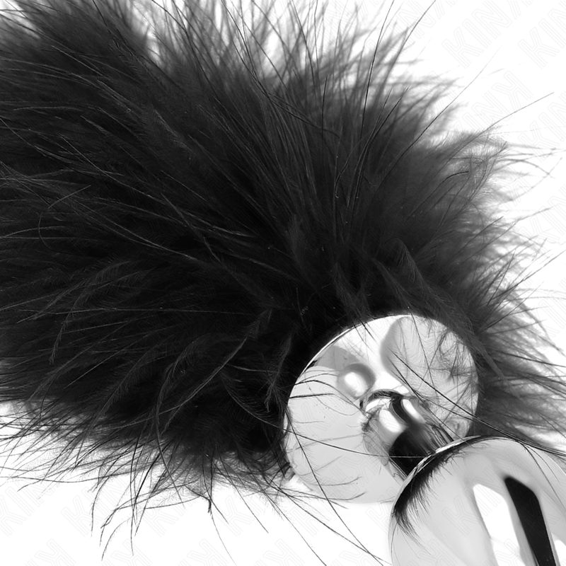 Kink – Edelstahl Anal Plug 11 x 7 Cm mit Feder 11 Cm