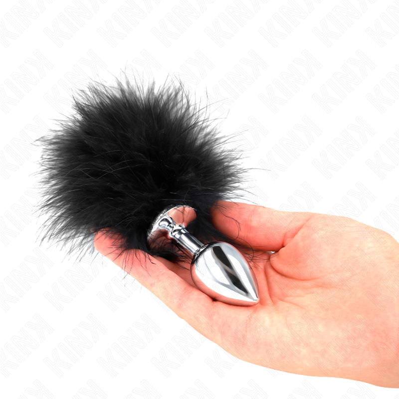 Kink – Edelstahl Anal Plug 11 x 7 Cm mit Feder 11 Cm