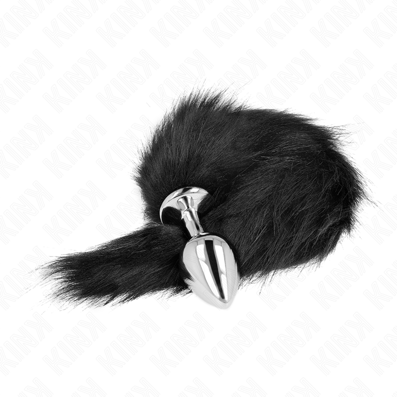 Kink – Anal Plug Grösse M 8 x 3,5 Cm mit Kunststoffschwanz 40 Cm Sc...
