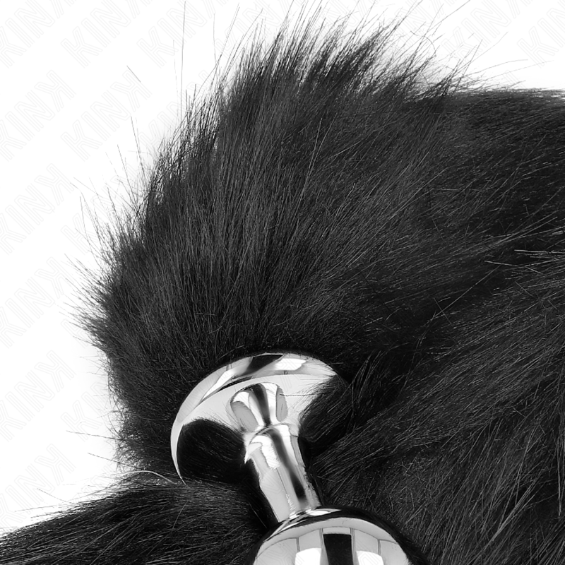 Kink – Anal Plug Grösse M 8 x 3,5 Cm mit Kunststoffschwanz 40 Cm Sc...