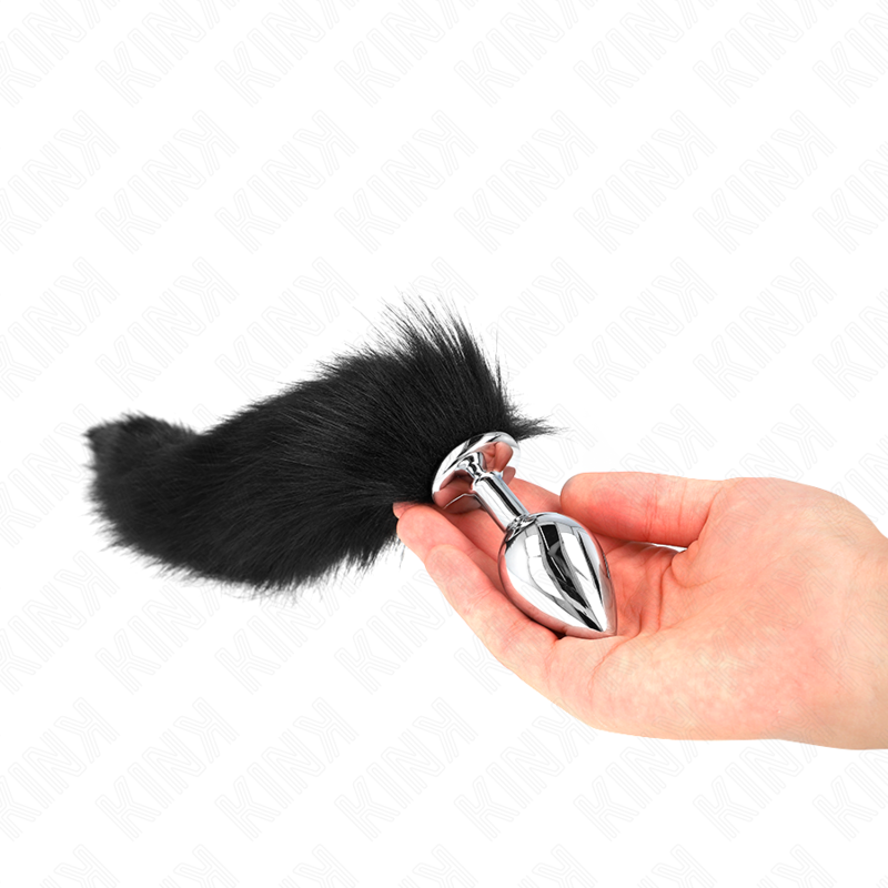 Kink – Anal Plug Grösse M 8 x 3,5 Cm mit Kunststoffschwanz 40 Cm Sc...