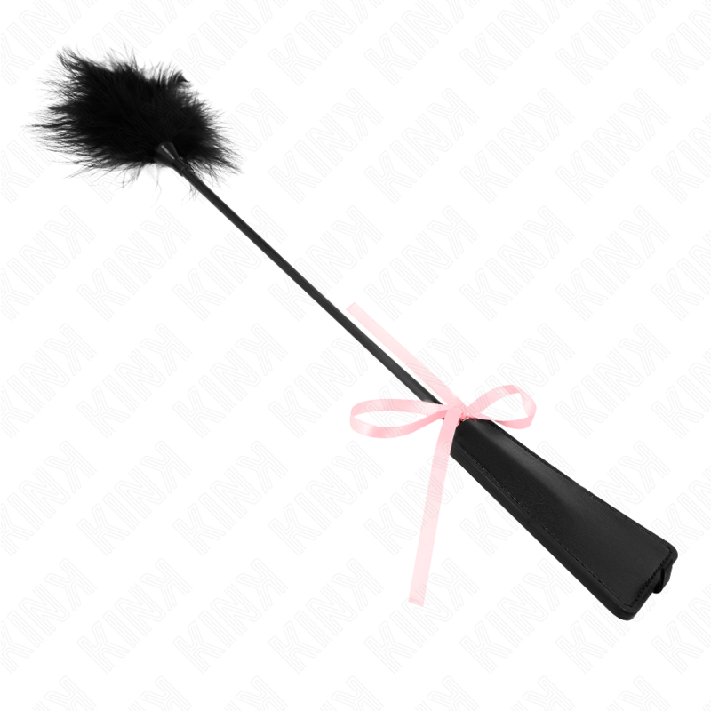 Kink Tickle Feathers mit Rosa Schleife 49 CM