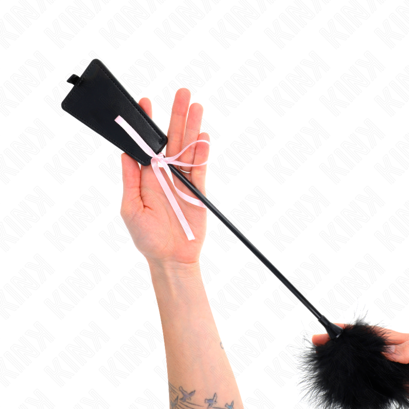 Kink Tickle Feathers mit Rosa Schleife 49 CM