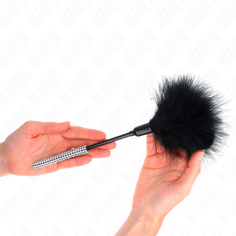 Kink Tickle Federn mit Strassgriff 27 CM