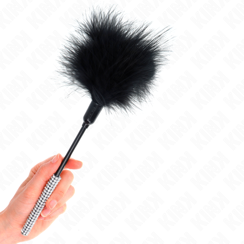 Kink Tickle Federn mit Strassgriff 27 CM