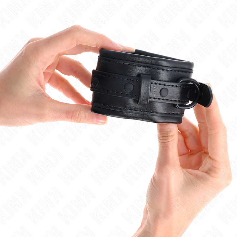 Kink – Handgelenkfesseln Schwarz Verstellbar 20-30 Cm x 6 Cm