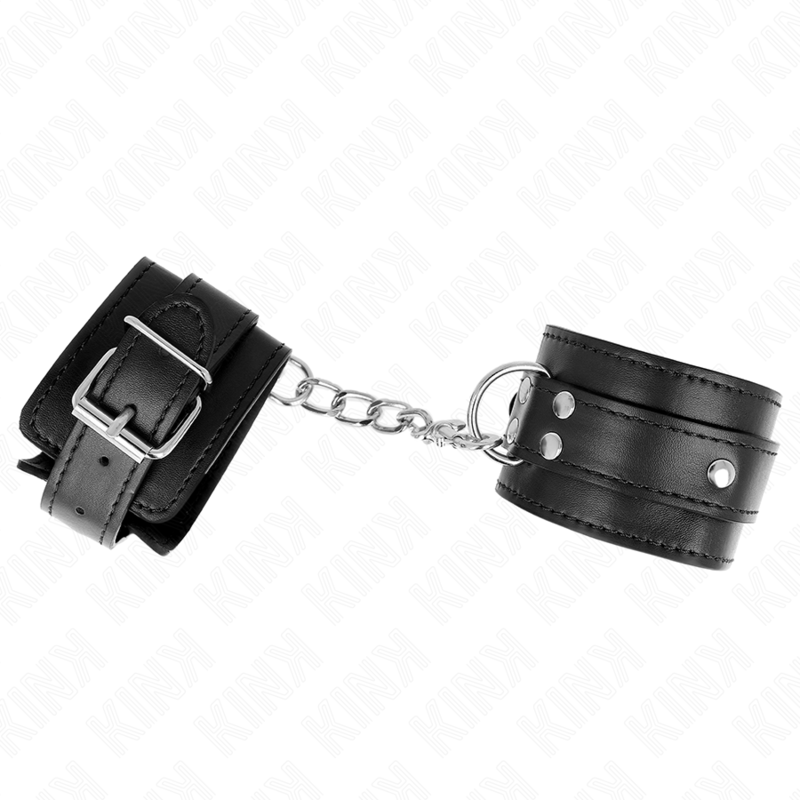 Kink – 3 D-Ring Handgelenkfesseln Verstellbar Schwarz 17,5-25 Cm x...